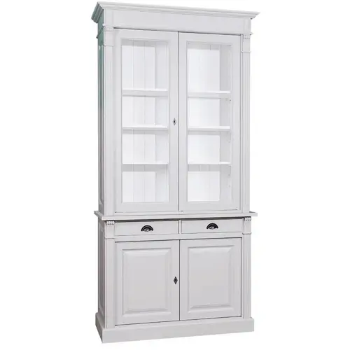 Витрина стеклянная с двумя ящиками Брюгге