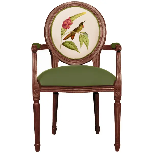 Кресло Медальон Райская птица Ver.2