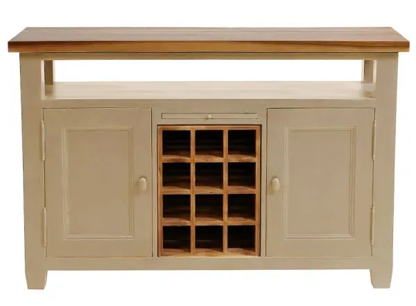 Кухонная  2-дверная тумба с полкой для бутылок  Провинция