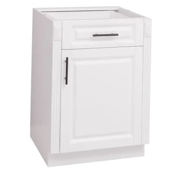 Тумба однодверная с 1 ящиком 60 см без столешницы Брюгге