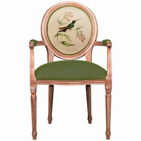 Кресло Медальон Райская птица Ver.3