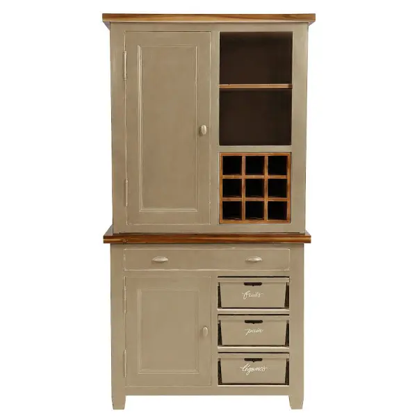 Кухонный буфет с полкой для бутылок  Провинция